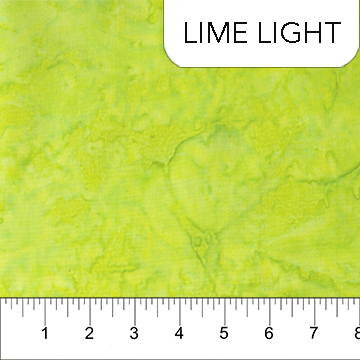 Decorative Carving Cotton Batik Lime Light