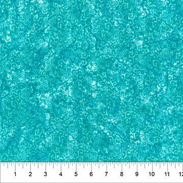 Decorative Carving Delicate Swirl Turquoise