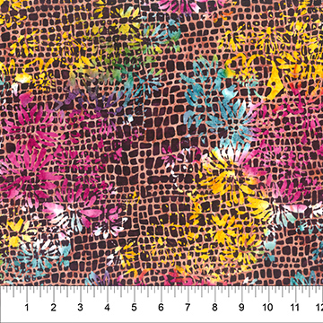 Faux Finish Floral Overlay Masquerade