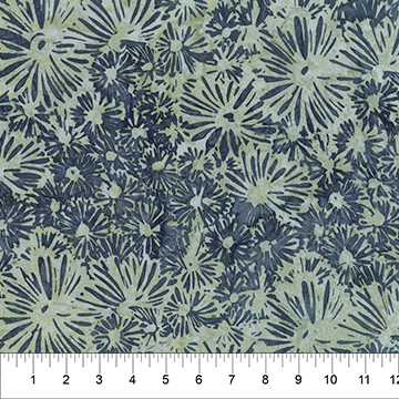 Faux Finish Daisies Silver Chrome