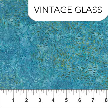 Garden Spirit Cotton Batik Vintage Glass