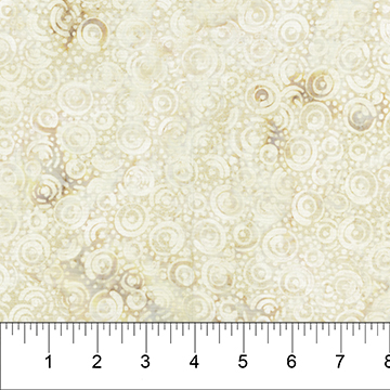 Garden Spirit Cotton Batik Ivory