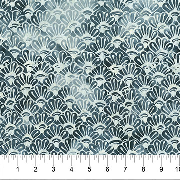 Garden Spirit Floral Fan Gray