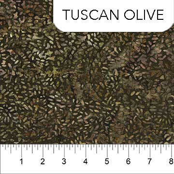 Heartland Cotton Batik Tuscan Olive