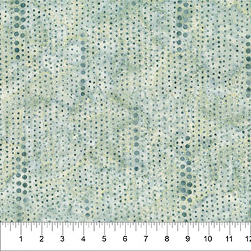Ladybug Meadow Line Dot Dusty Sage