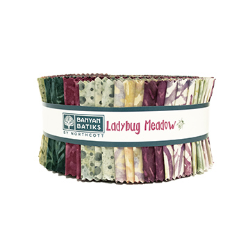 Ladybug Meadow Strip Roll