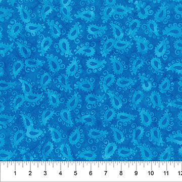 Majesty Paisleys Bright Blue