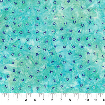 Meow Meow Kitty Paws Seafoam