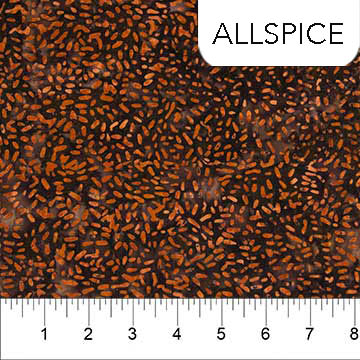 Midnight Savanna Cotton Batik Allspice