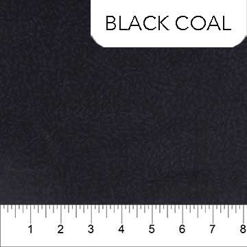 Midnight Savanna Cotton Batik Black Coal