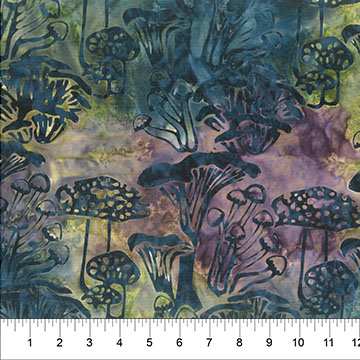 Mushroom Medley Mushroom Medley Mystic Blue- Multi