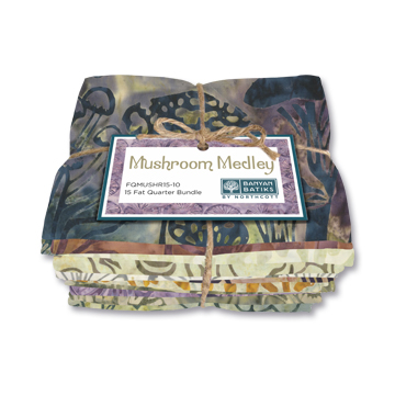 Mushroom Medley Fat Quarters Multi