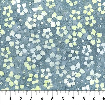 Nature's Beauty Pressed Flowers Silver Chrome