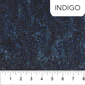 Octopus Oasis Cotton Batik Indigo