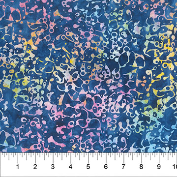 Octopus Oasis Bubbles Navy Multi