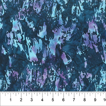 Octopus Oasis Brush Strokes Navy