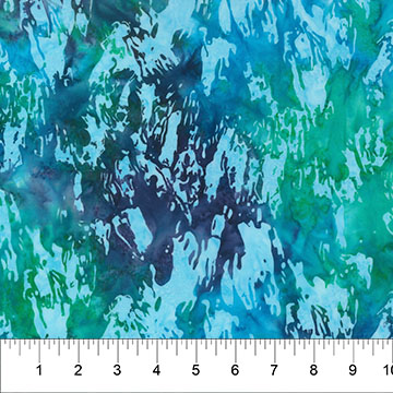 Octopus Oasis Brush Strokes Seafoam