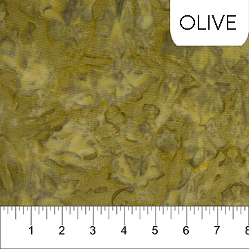 Organics Cotton Batik Olive