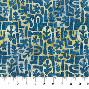 Organics Organic Shapes Taupe Denim