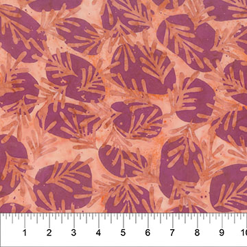 Rayon Batik Fern Stone Fern Stone Coral