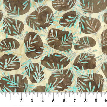 Rayon Batik Fern Stone Fern Stone Tan