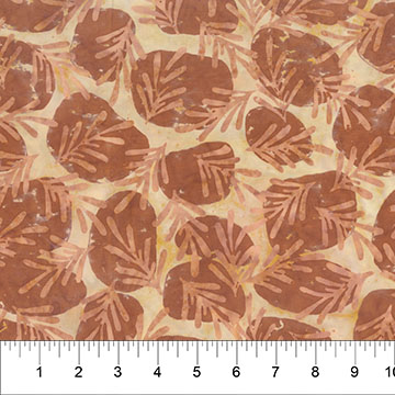 Rayon Batik Fern Stone Fern Stone Cinnamon