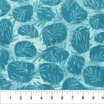 Rayon Batik Fern Stone Fern Stone Sky