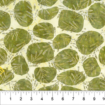 Rayon Batik Fern Stone Fern Stone Olive