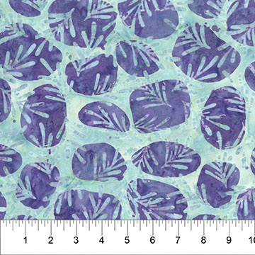 Rayon Batik Fern Stone Fern Stone Blue/Purple