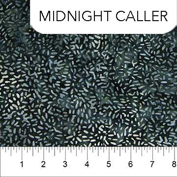 Scenic Settings Cotton Batik Midnight Caller