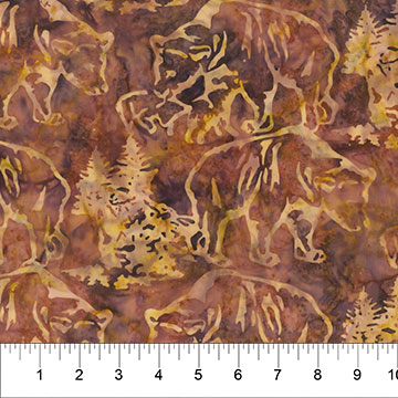 Scenic Settings Bear Chestnut Orange