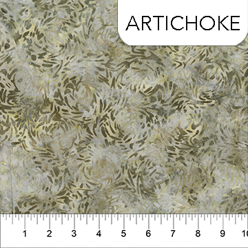 Sunburnt Country Cotton Batik Artichoke