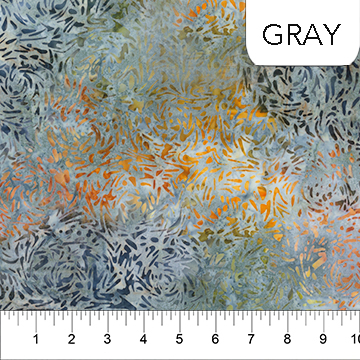 Sunburnt Country Cotton Batik Blue Gray
