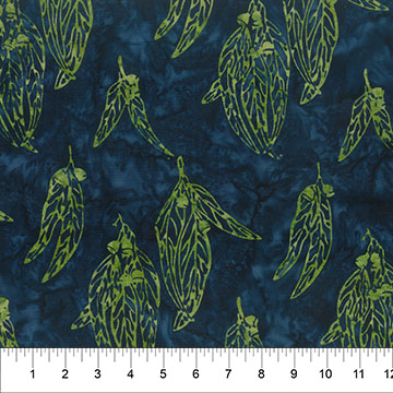 Sunburnt Country Gum Leaves Navy
