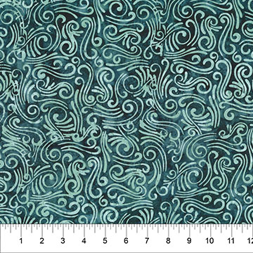Wide Back Swirls Ii Swirls Ii Dark Teal