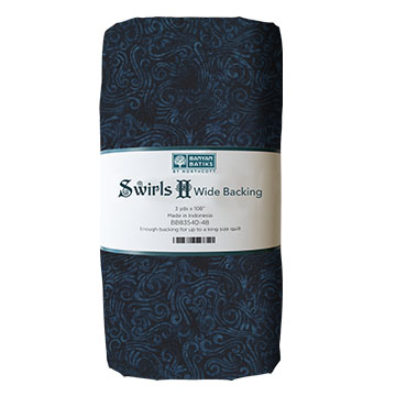Wide Back Swirls Ii Swirls Ii Indigo