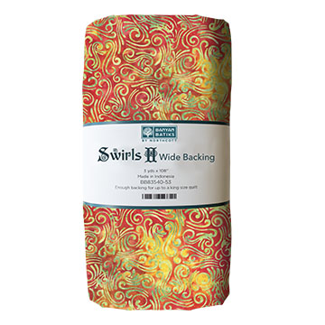 Wide Back Swirls Ii Swirls Ii Gold Multi