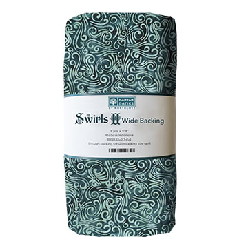Wide Back Swirls Ii Swirls Ii Dark Teal