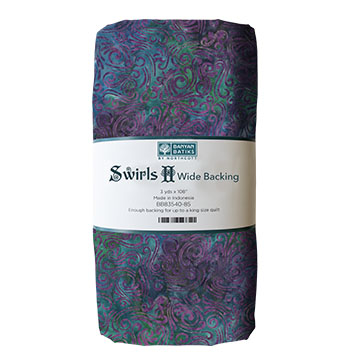 Wide Back Swirls Ii Swirls Ii Purple Multi