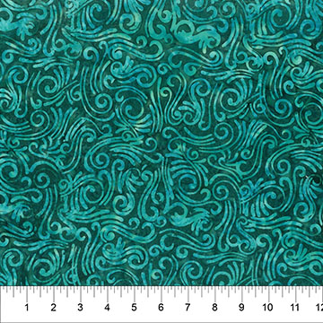 Wide Back Swirls Swirls Teal
