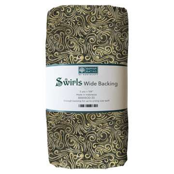 Wide Back Swirls Swirls Cocoa Powder