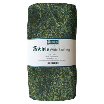 Wide Back Swirls Swirls Evergreen