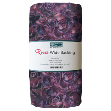 Wide Backing Roses Large Roses Purple Multi