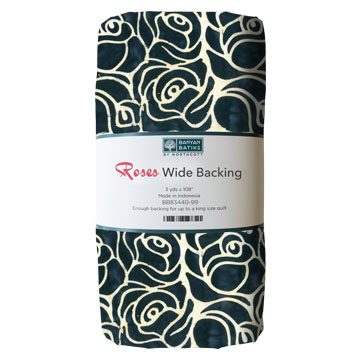 Wide Backing Roses Large Roses Cream On Black