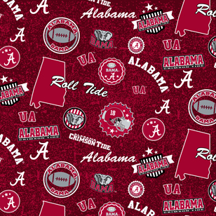 NCAA-Alabama Home State Cotton W43 - 15 Yd Bolt