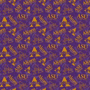 NCAA-Alcorn State Univ Tone On Tone Cotton W43 - 15 Yd Bolt