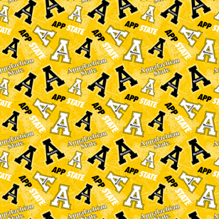 NCAA-Appalachian State Cotton W43 - 15 Yd Bolt