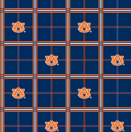 NCAA-Auburn Cotton W43 - 15 Yd Bolt