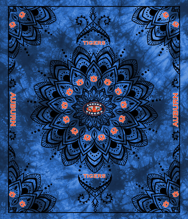 NCAA-Auburn Collegiate Tapestry Finished Panel Size 48"X56"