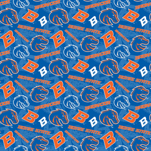 NCAA-Boise State Tone On Tone Cotton W43 - 15 Yd Bolt